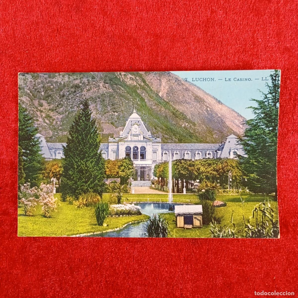 Postales: POSTAL - LUCHON - LE CASINO - 7 - LL. - RAR&Iacute;SIMA / 906