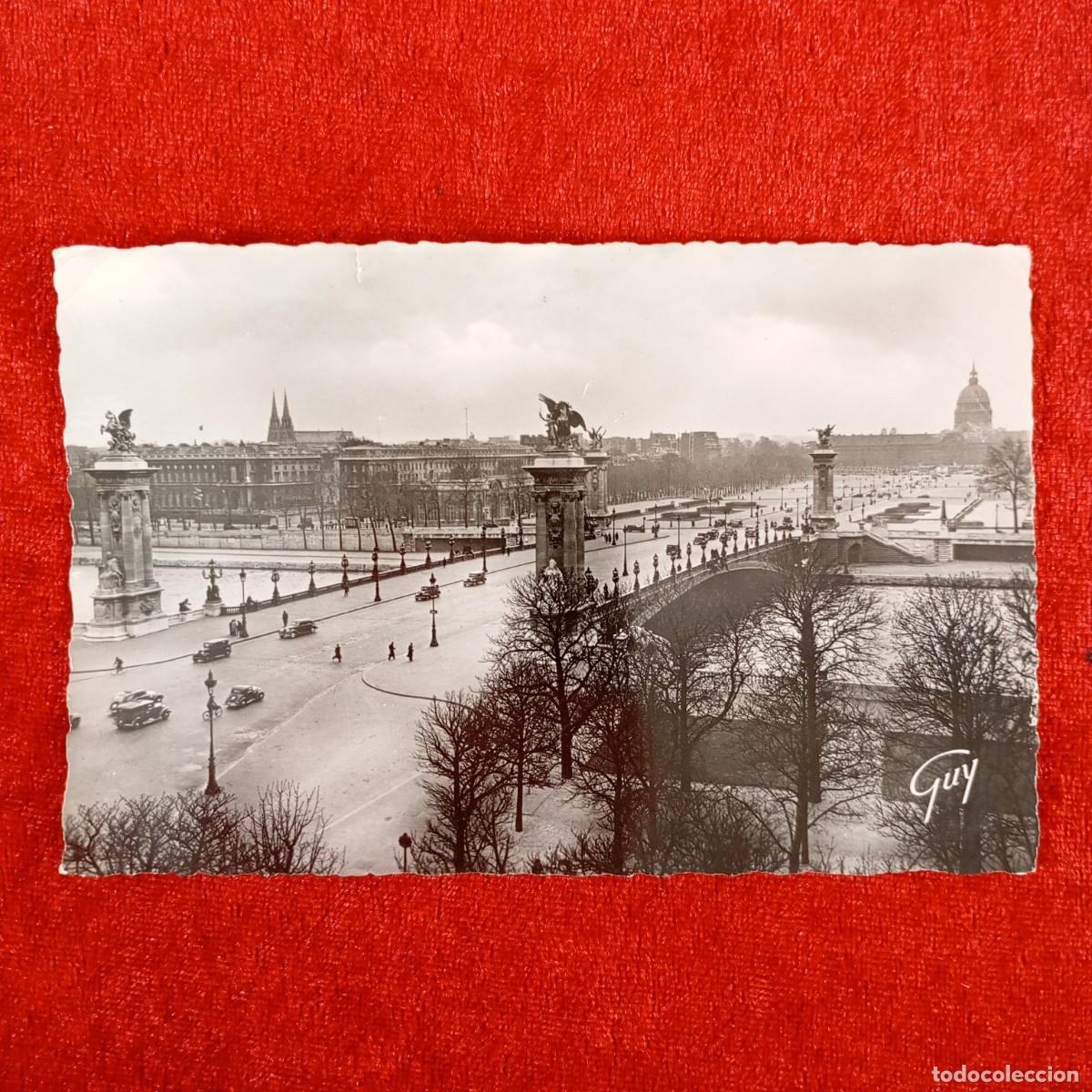 Postales: POSTAL - PARIS ET SES MERVEILLES - 3.034 - LE PONT ALEXANDRE III (1900) - RAR&Iacute;SIMA / 910