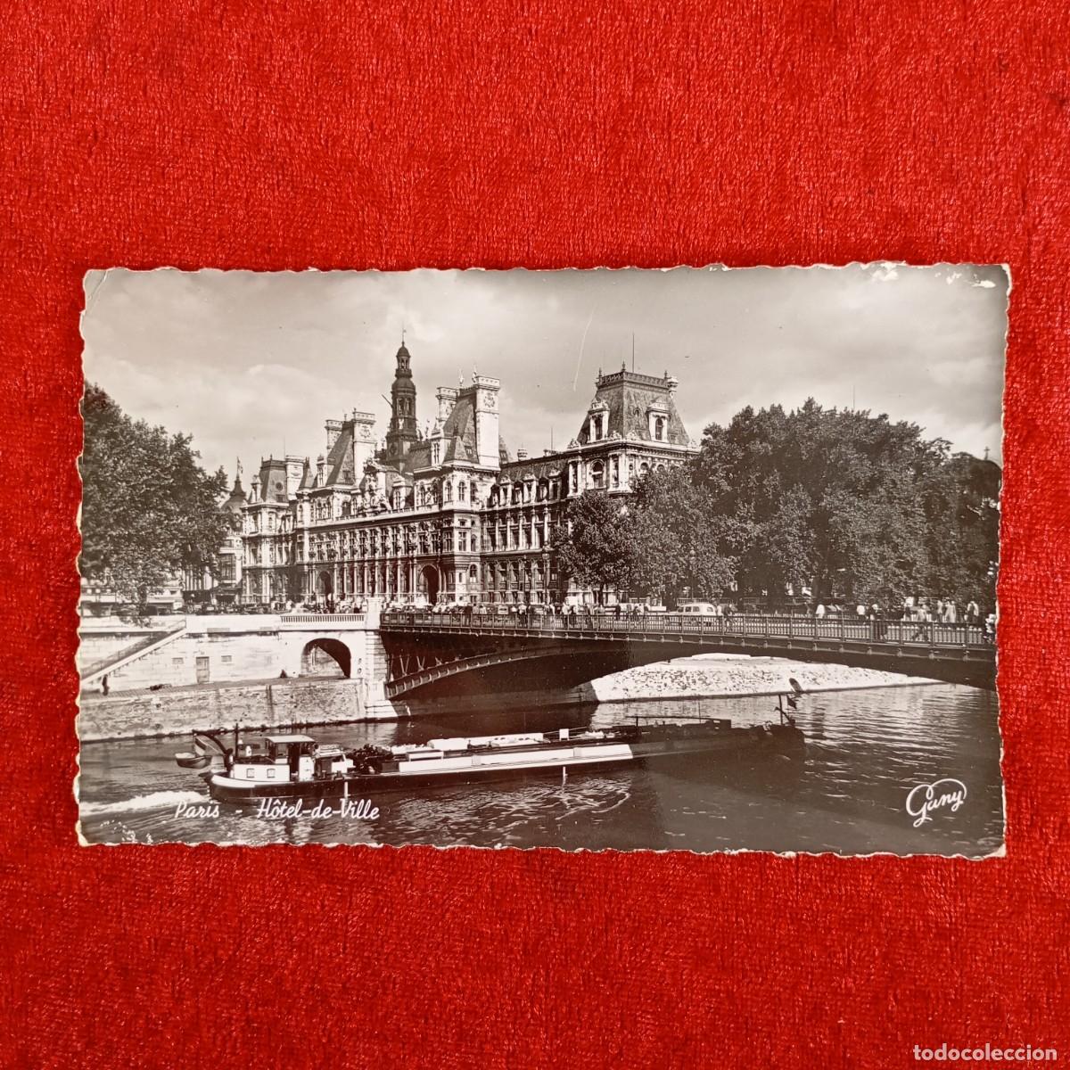 Postales: POSTAL - PARIS - HOTEL DE VILLE - GANY - THE TOWN HALL - 3552 - RAR&Iacute;SIMA / 914
