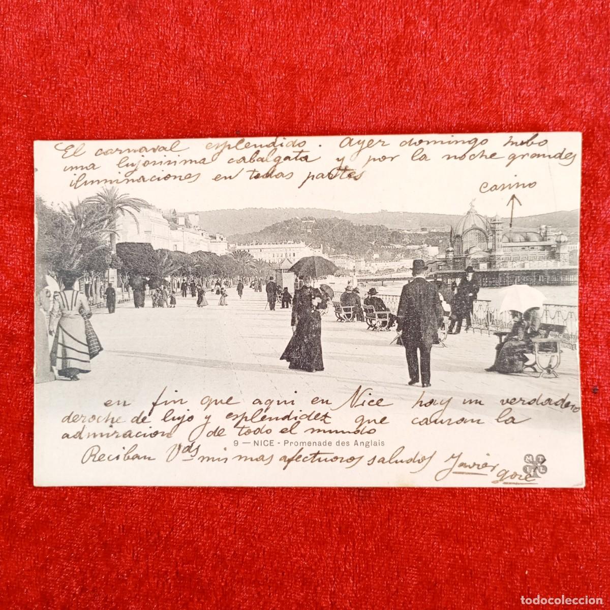Postales: POSTAL - NICE - PROMENADE DES ANGLAIS - 9 - CASINO - RAR&Iacute;SIMA / 918