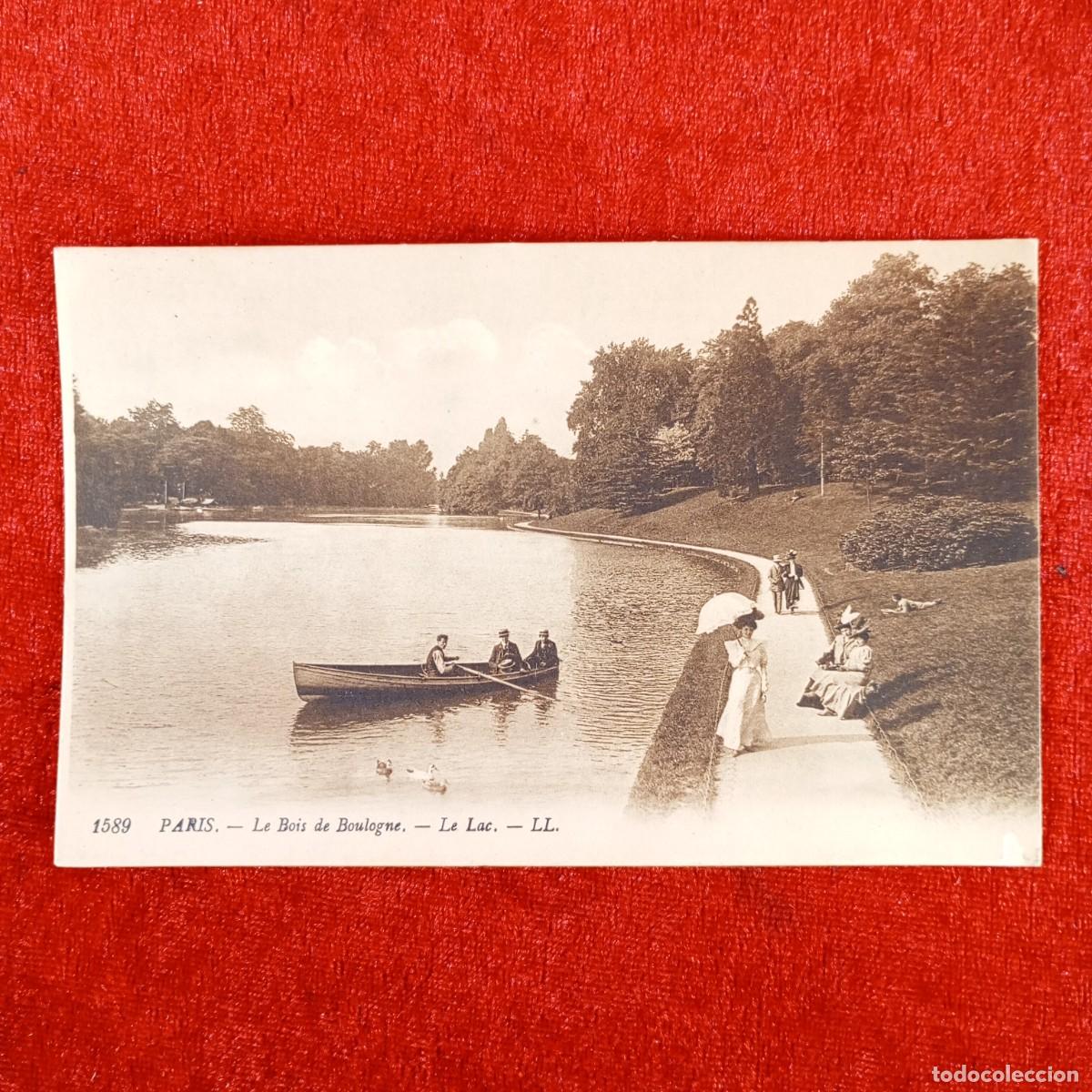 Postales: POSTAL - PARIS - LE BOIS DE BOULOGNE - LE LAC - 1589 - RAR&Iacute;SIMA / 926