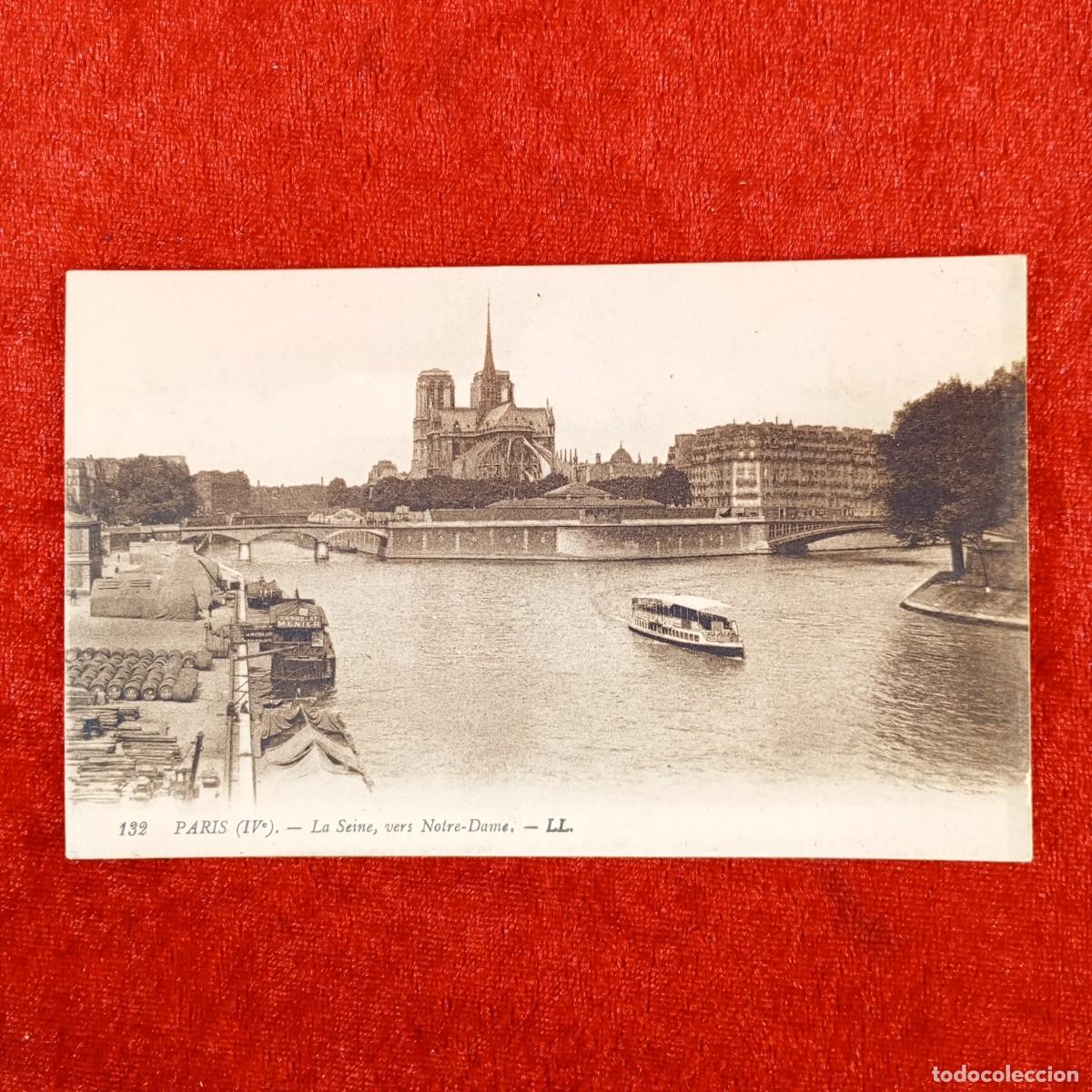 Postales: POSTAL - PARIS - LA SEINE VERS NOTRE-DAME . 132 - RAR&Iacute;SIMA / 935