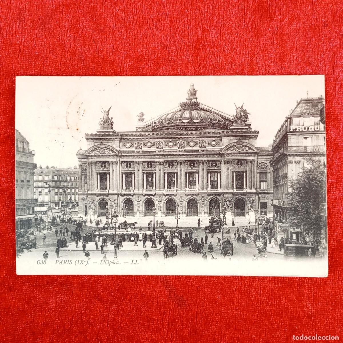 Postales: POSTAL - PARIS - IXe - L'OPERA - 638 - RAR&Iacute;SIMA / 940