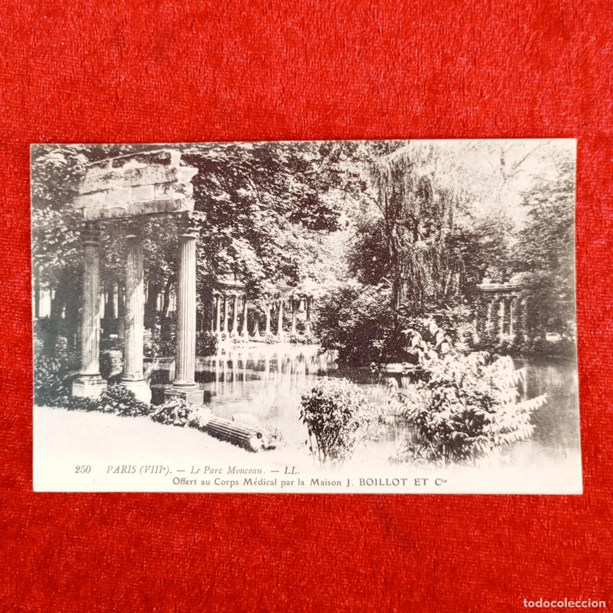 Postales: POSTAL - PARIS - LE PARC MONCEAU - 250 - CORPS M&Eacute;DICAL - J. BOILLOT - RAR&Iacute;SIMA / 944
