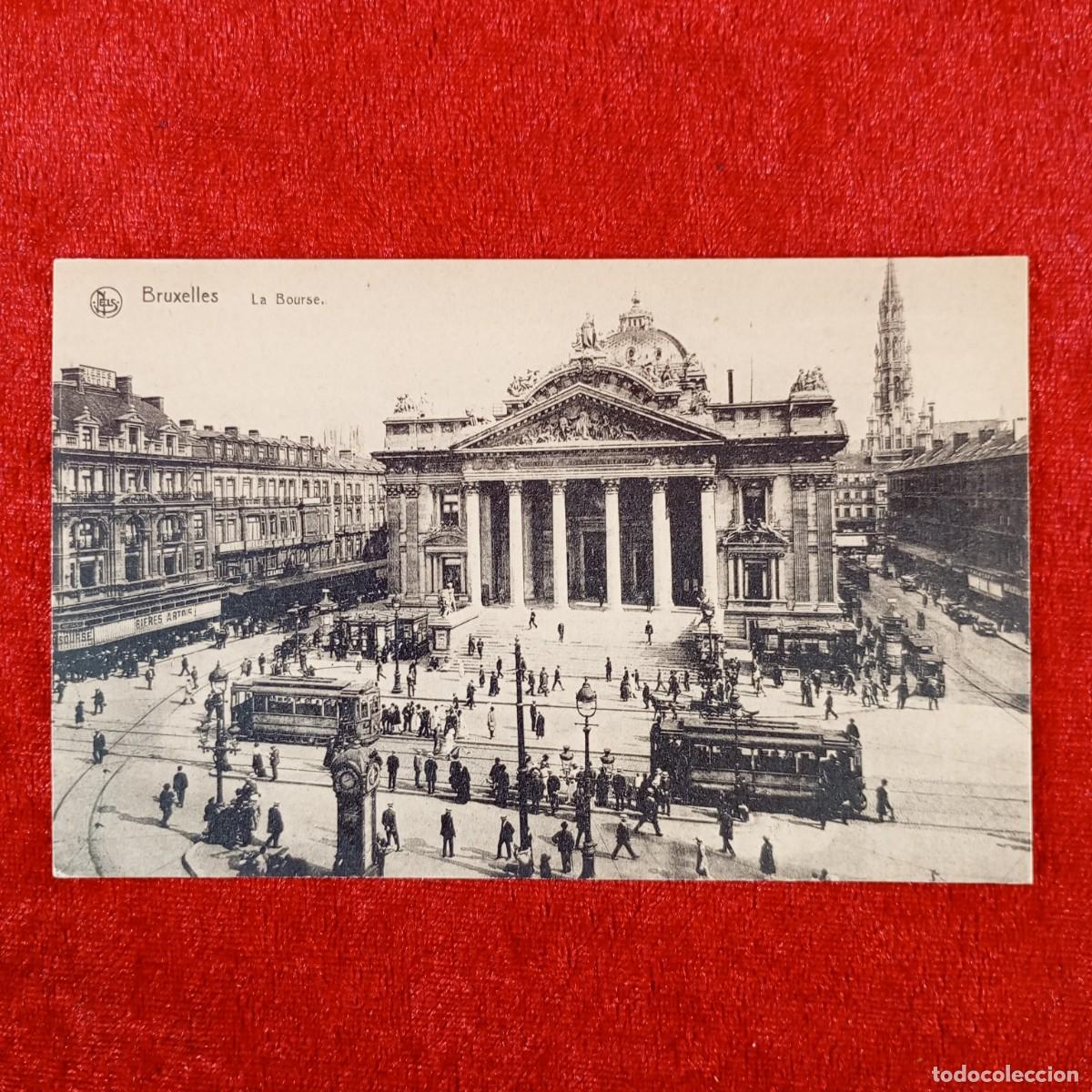 Postales: POSTAL - BRUXELLES - LA BOURSE - SERIE 1 - N&ordm; 14 - RAR&Iacute;SIMA / 977