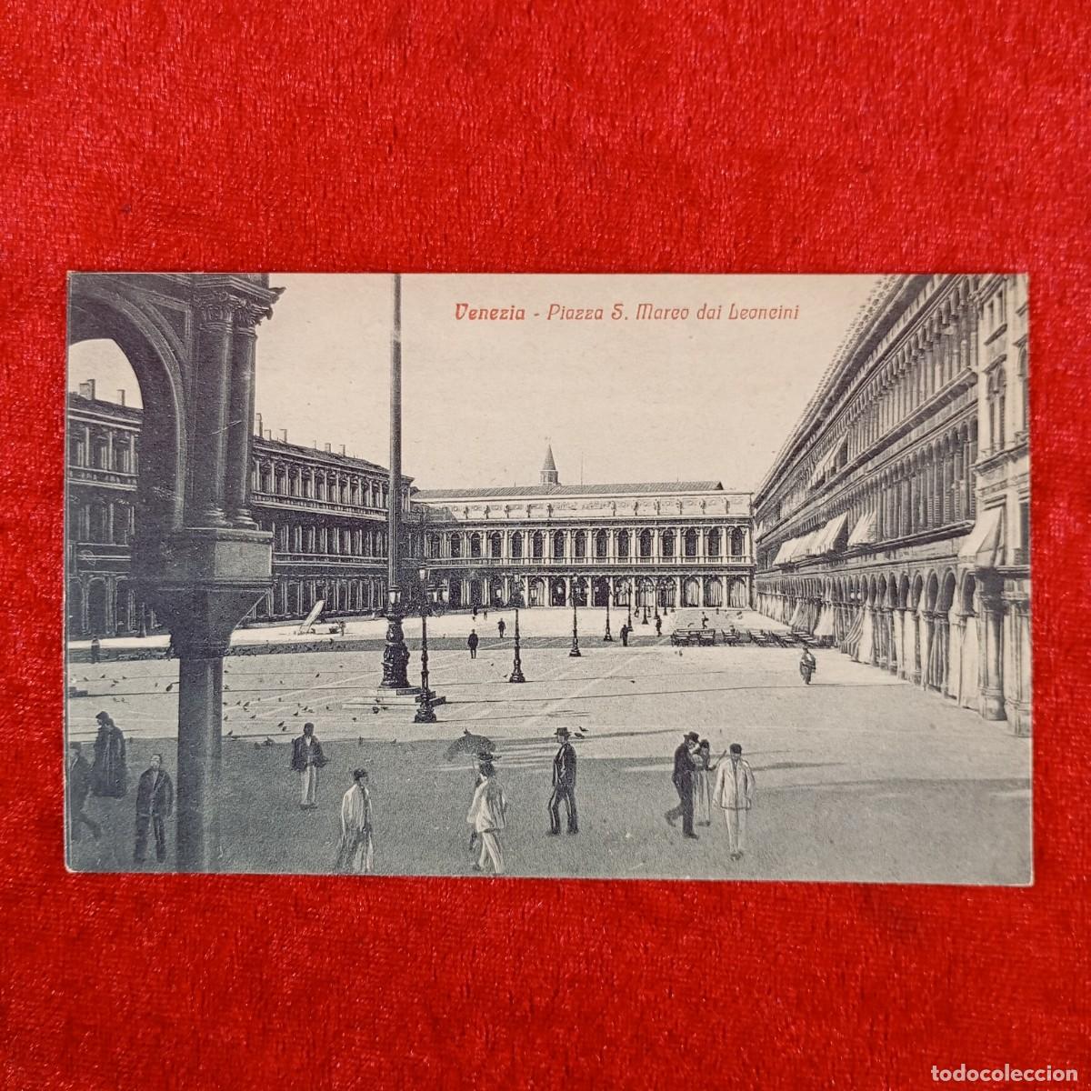 Postales: POSTAL - VENEZIA - PIAZZA SAN MARCO DAI LEONCINI - RAR&Iacute;SIMA / 978