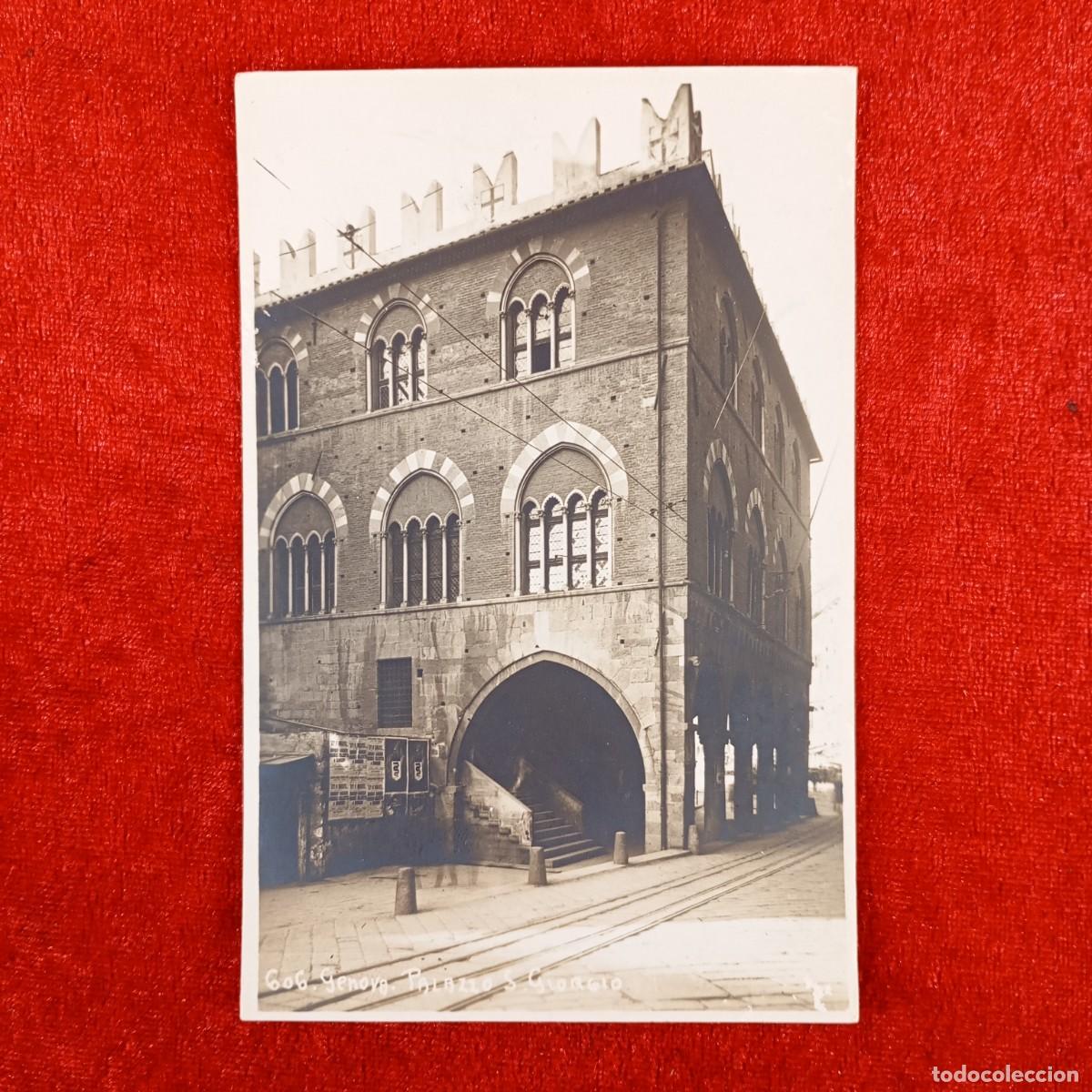 Postales: POSTAL - GENOVA - PALAZZO S. GIORGIO - 606 - RAR&Iacute;SIMA / 983