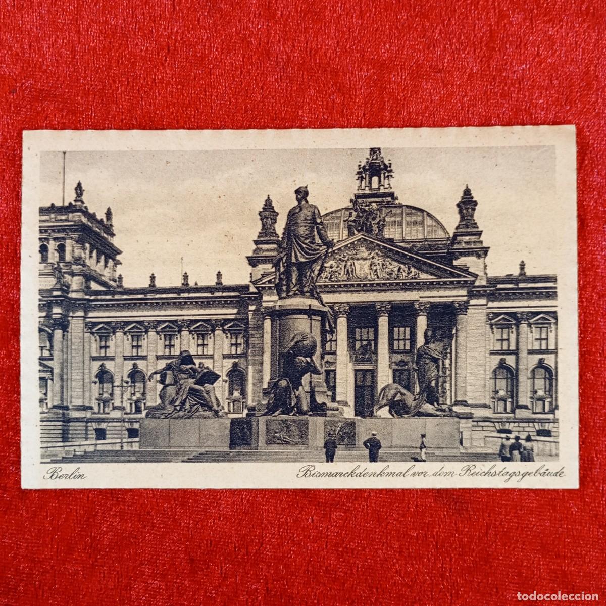 Postales: POSTAL - BERLIN - RISMANCKDENKMAL VOR DEM REICHSTAGSGEBANDE- RAR&Iacute;SIMA / 998