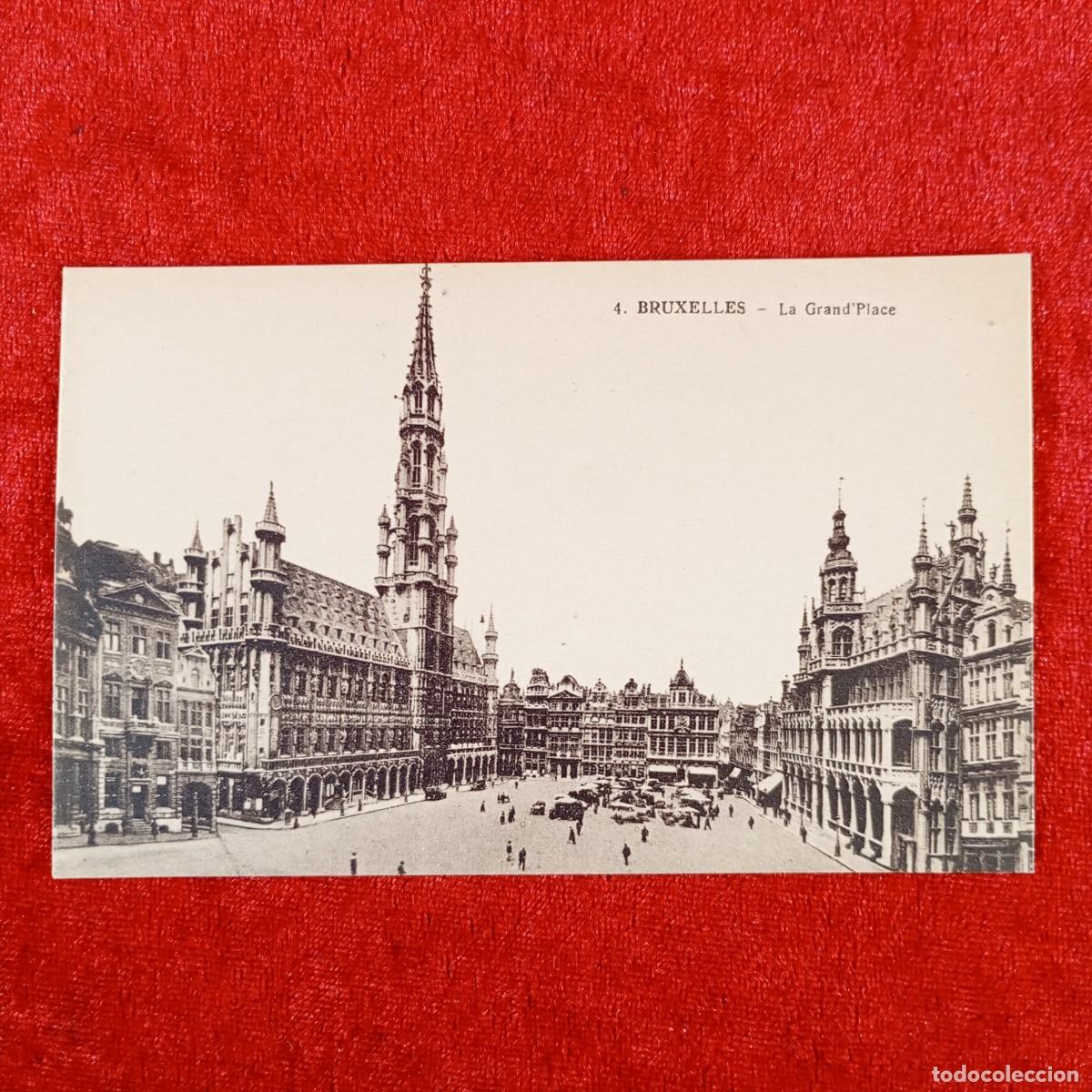 Postales: POSTAL - BRUXELLES - LA GRAND PLACE - 4 - RAR&Iacute;SIMA / 1000