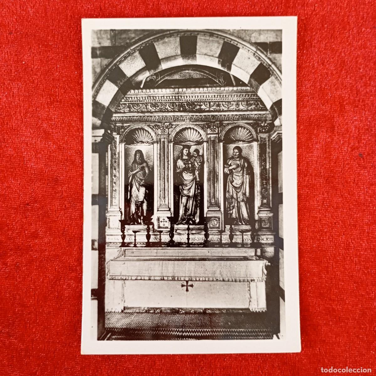 Postales: POSTAL - LA VERGINE COL FIGLIO - S. GIOVANNI BATTISTA E S. PIETRO - PISA - RAR&Iacute;SIMA / 1006