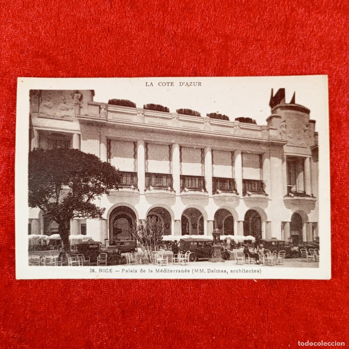 Postales: POSTAL - LA COTE D'AZUR - NICE - 36 - PALAIS DE LA M&Eacute;DITERRAN&Eacute;E - RAR&Iacute;SIMA / 1007