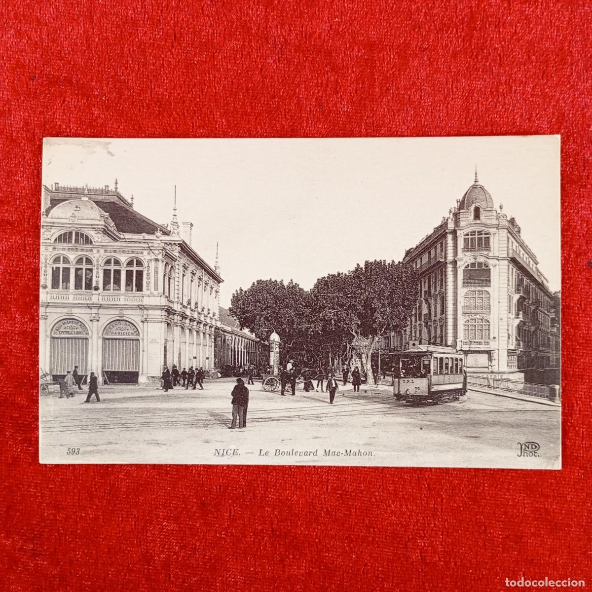 Postales: POSTAL - NICE - LE COULEVARD MAC-MAHON - 593 - RAR&Iacute;SIMA / 1020