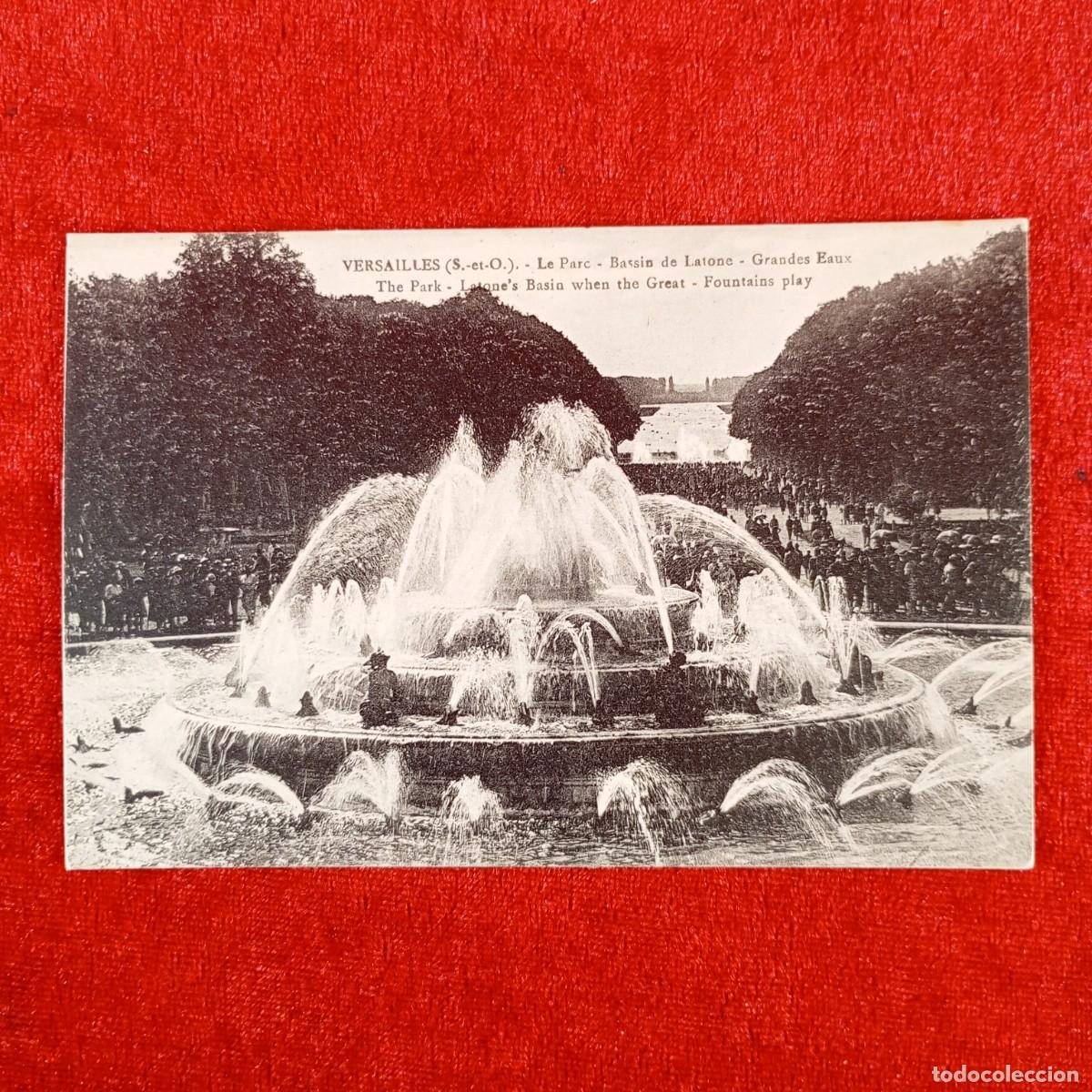 Postales: POSTAL - VERSAILLES - LE PARC - BASSIN DE LATONE - GRANDES EAUX - RAR&Iacute;SIMA / 1021