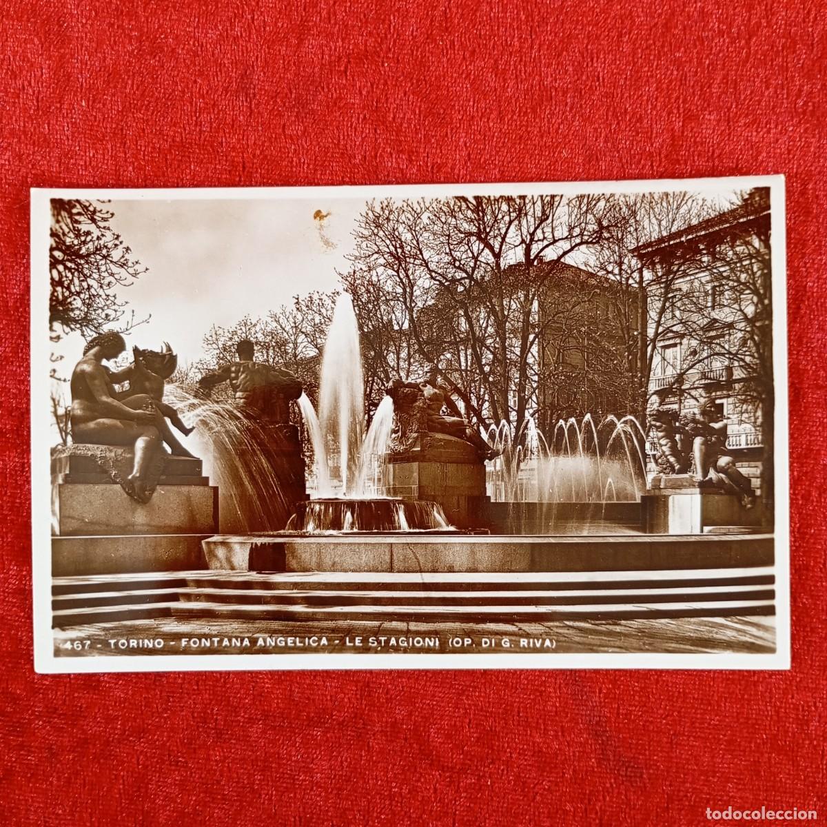 Postales: POSTAL - TORINO - FONTANA ANGELICA - LE STAGIONI - 467 - RAR&Iacute;SIMA / 1033