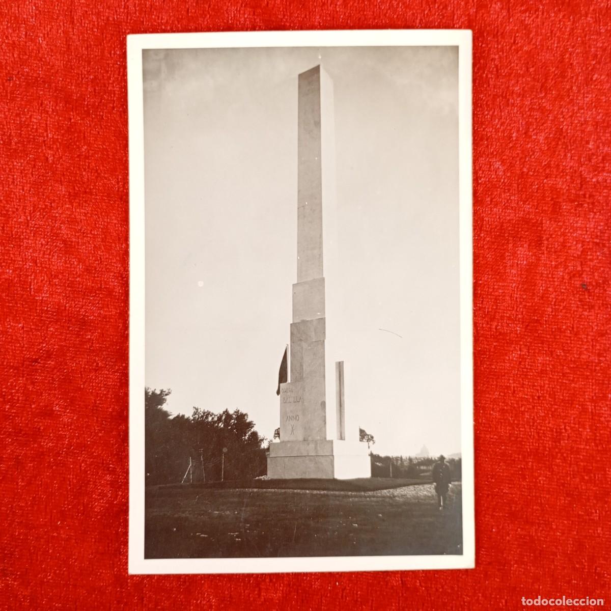 Postales: POSTAL - ROMA - MONOLITO DE MUSSOLINI - OPERA BALILLA ANNO X - RAR&Iacute;SIMA / 1041
