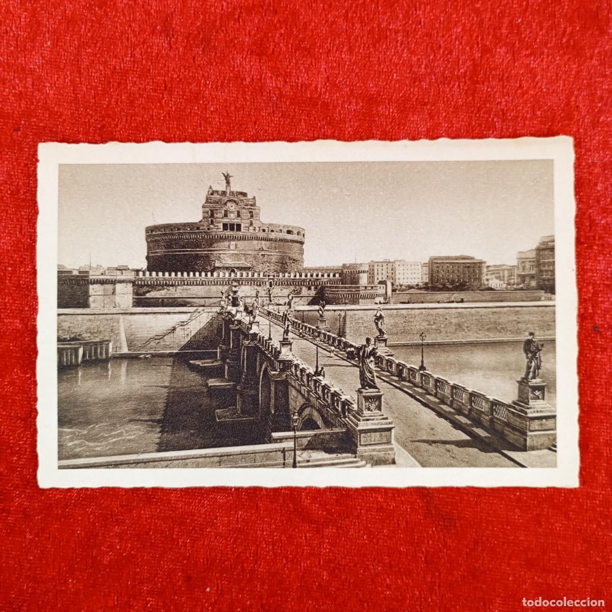 Postales: POSTAL - ROMA - PONTE E CASTEL S. ANGELO - A. SCROCCHI - 4587-25 - RAR&Iacute;SIMA / 1044