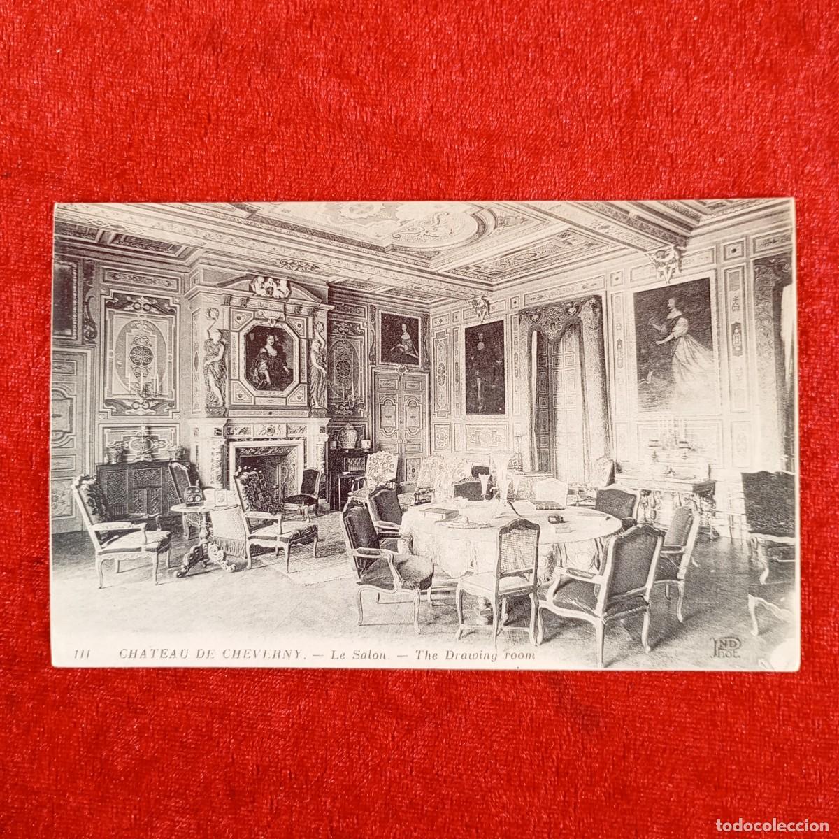 Postales: POSTAL - CH&Acirc;TEAU DE CHEVERNY - LE SALON - 114 - ND PHOT - RAR&Iacute;SIMA / 1051