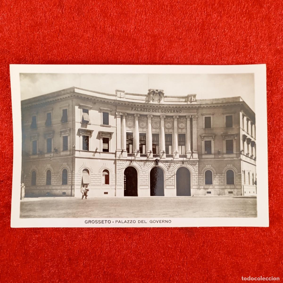 Postales: POSTAL - GROSSETO - PALAZZO DEL GOVERNO - SIGNORELLI - 62903 - RAR&Iacute;SIMA / 1073