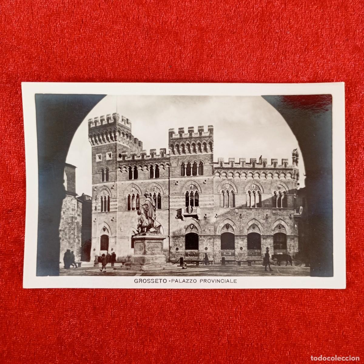 Postales: POSTAL - GROSSETO - PALAZZO PROVINCIALE - SIGNORELLI - 40300 - RAR&Iacute;SIMA / 1076
