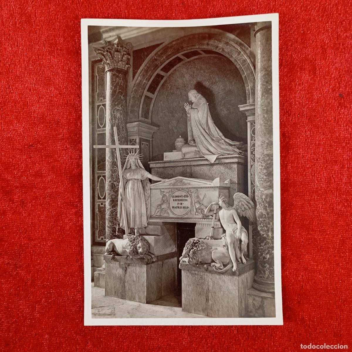 Postales: POSTAL - CITT&Agrave; DEL VATICANO - BASILICA DI S. PIETRO, TOMBA DI CLEMENTE XIII -61532 - RAR&Iacute;SIMA / 1077