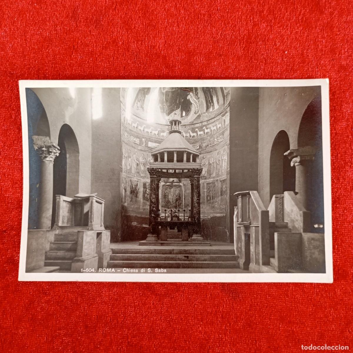 Postales: POSTAL - ROMA - CHIESA DI S. SABA - 1-604 - RAR&Iacute;SIMA / 1086