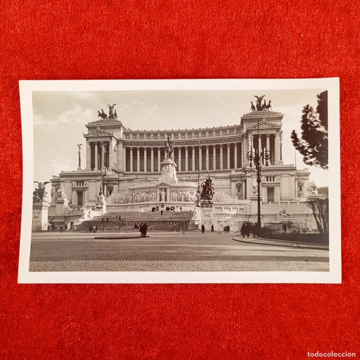 Postales: POSTAL - ROMA - MONUMENTO A VITTORIO EMANUELE II - 60174 - RAR&Iacute;SIMA / 1088