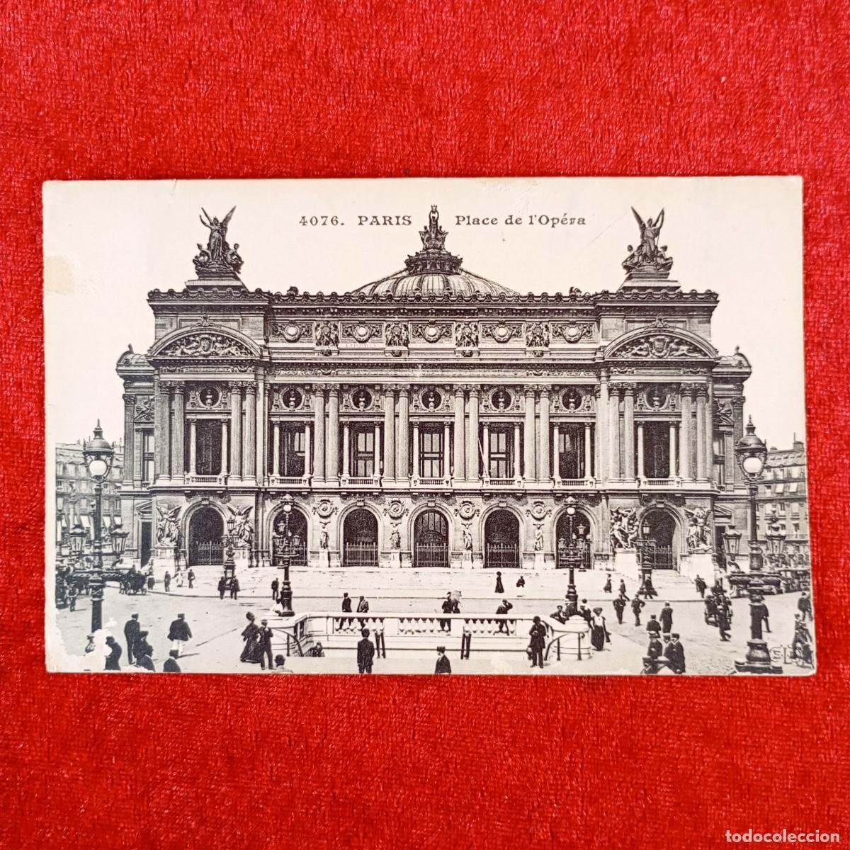 Postales: POSTAL - PARIS - PLACE DE L'OP&Eacute;RA - 4076 - RAR&Iacute;SIMA / 1092