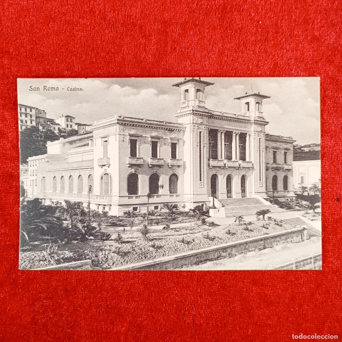 Postales: POSTAL - SAN REMO - CASINO - 7225 - BRUNNER & C. - RAR&Iacute;SIMA / 1094