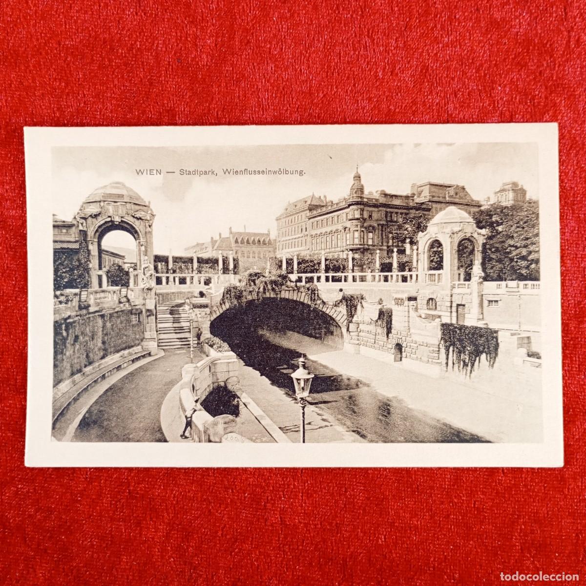 Postales: POSTAL - WIEN - STADTPARK, WIENFLUSSEINW&Ouml;LBUNG - 2116 - W.D.W. - RAR&Iacute;SIMA / 1101