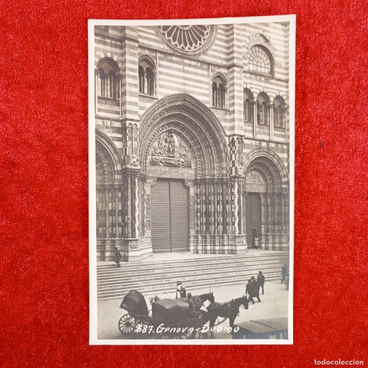 Postales: POSTAL - GENOVA - DUOMO - 687 - ELIOS - RAR&Iacute;SIMA / 1106