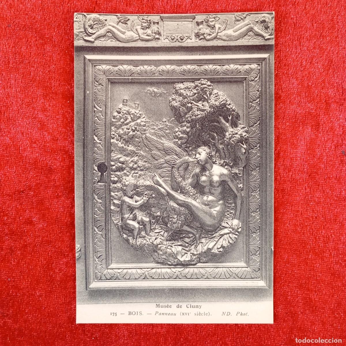 Postales: POSTAL - BOIS - MUS&Eacute;E DE CLUNY - PANNEAU (XVI SI&Egrave;CLE) - 175 - ND PHOT - RAR&Iacute;SIMA / 1107
