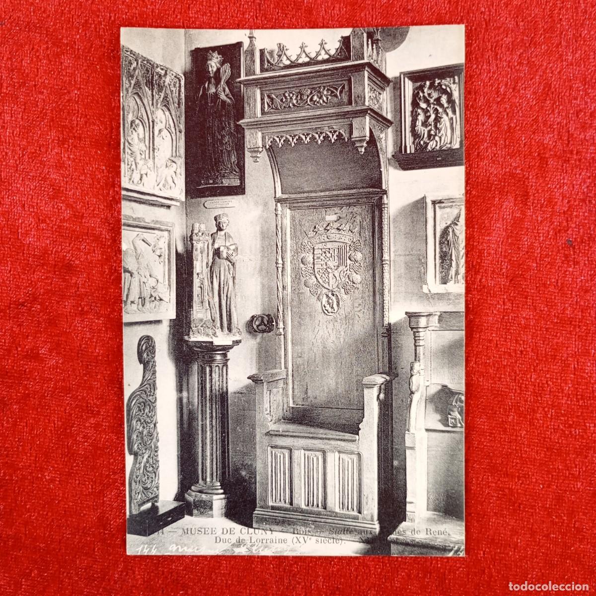Postales: POSTAL - BOIS - MUS&Eacute;E DE CLUNY - SLATTE AUX ARMES DE REN&Eacute;, DUC DE LORRAINE (XV S.) - RAR&Iacute;SIMA / 1108