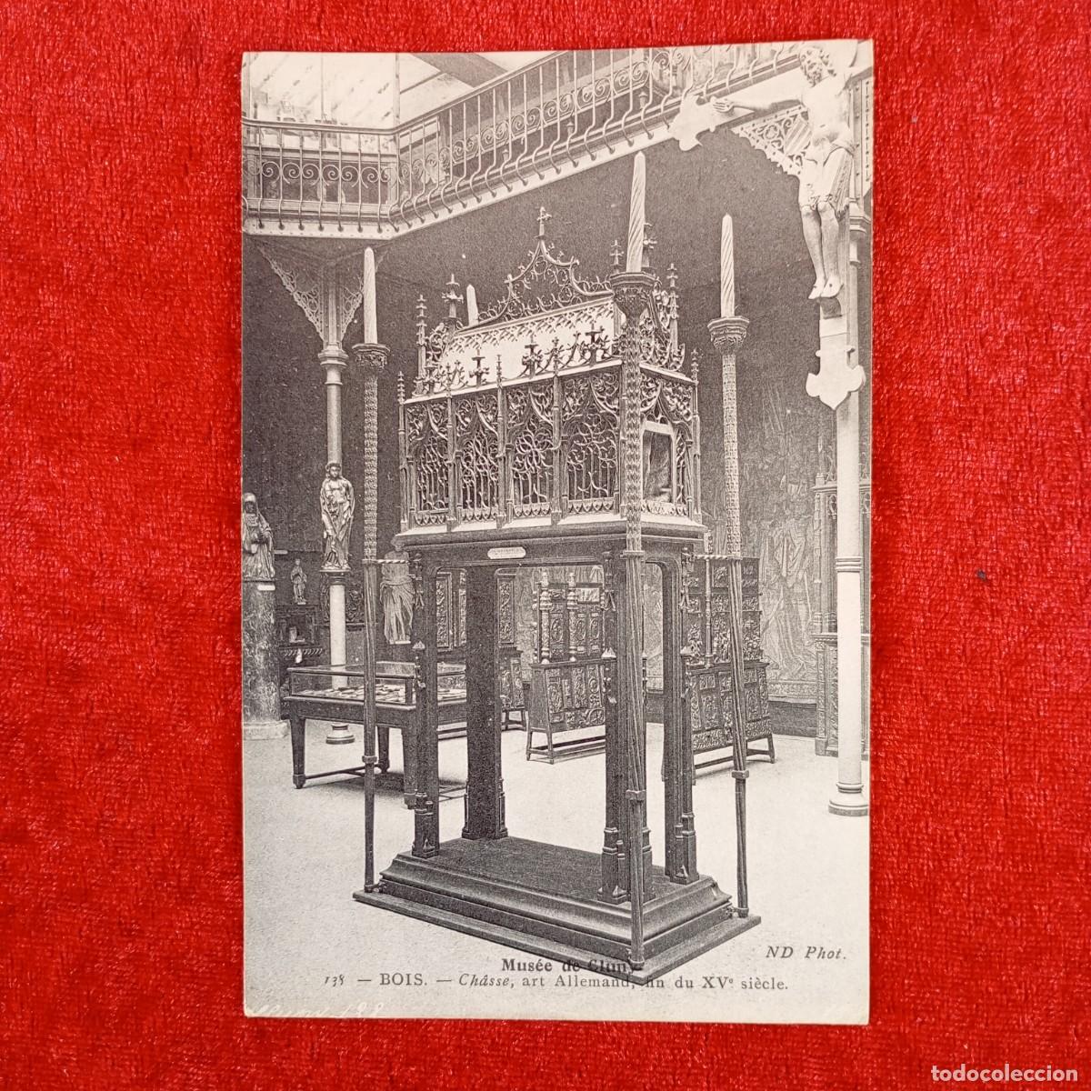 Postales: POSTAL - MUSEE DE CLUNY - BOIS - CH&Acirc;SSE, ART ALLEMAND, FIN DU XV SI&Egrave;CLE - 138 - RAR&Iacute;SIMA / 1110
