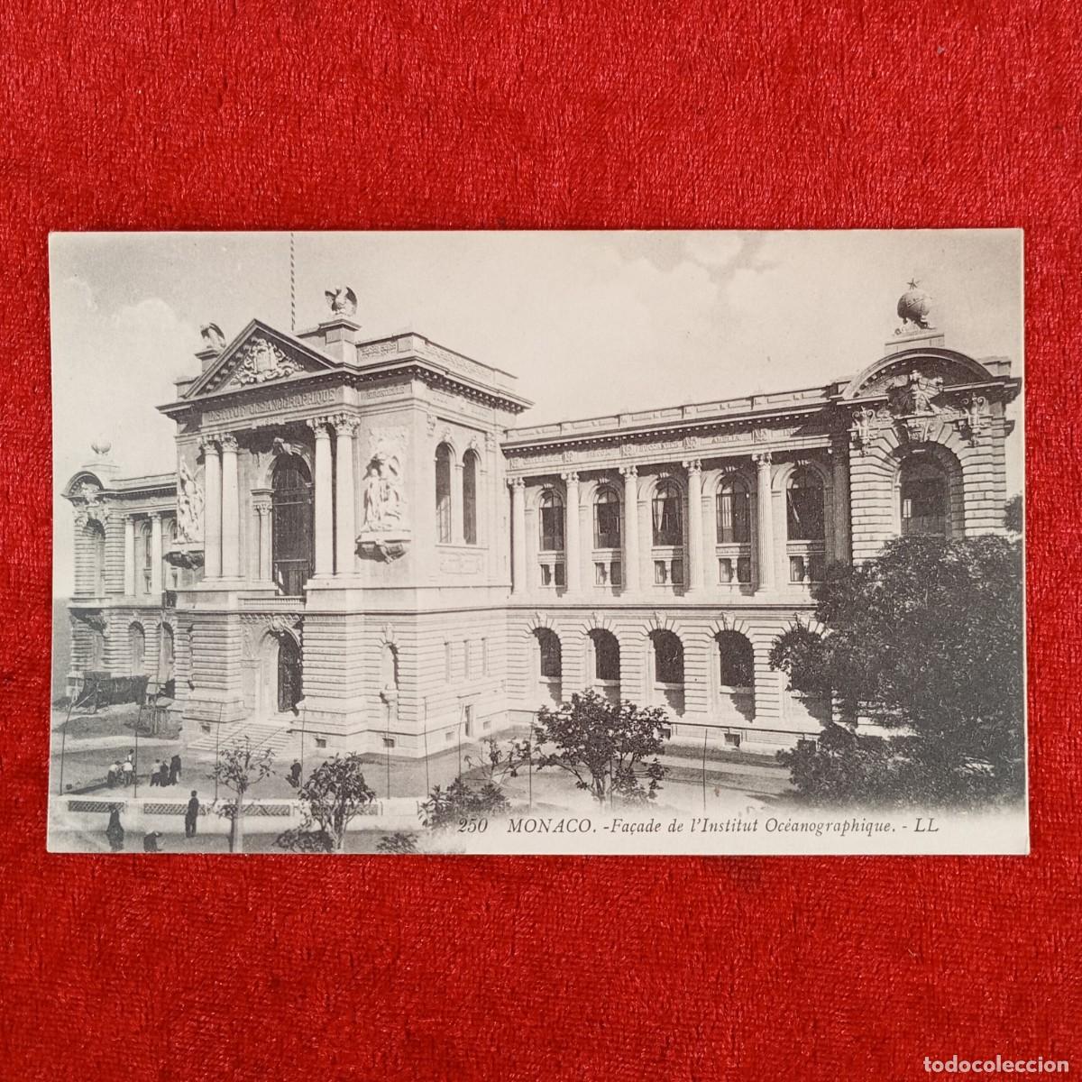 Postales: POSTAL - MONACO - FA&Ccedil;ADE DE L'INSTITUT OC&Eacute;ANOGRAPHIQUE - LL. - 250 - RAR&Iacute;SIMA / 1120