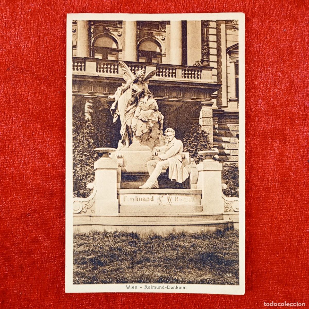Postales: POSTAL - WIEN - RAIMUND-DENKMAL - W.D.W.I. - 2011 - RAR&Iacute;SIMA / 1131