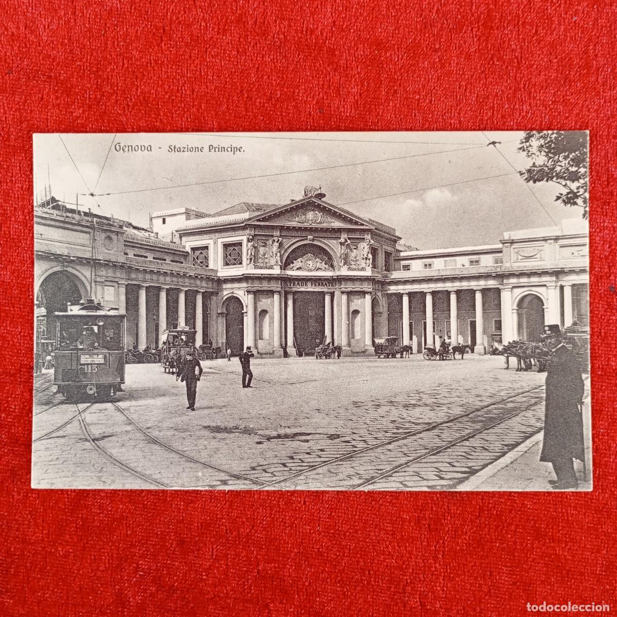 Postales: POSTAL - GENOVA - STAZIONE PRINCIPE - 101 - B&C - RAR&Iacute;SIMA / 1140