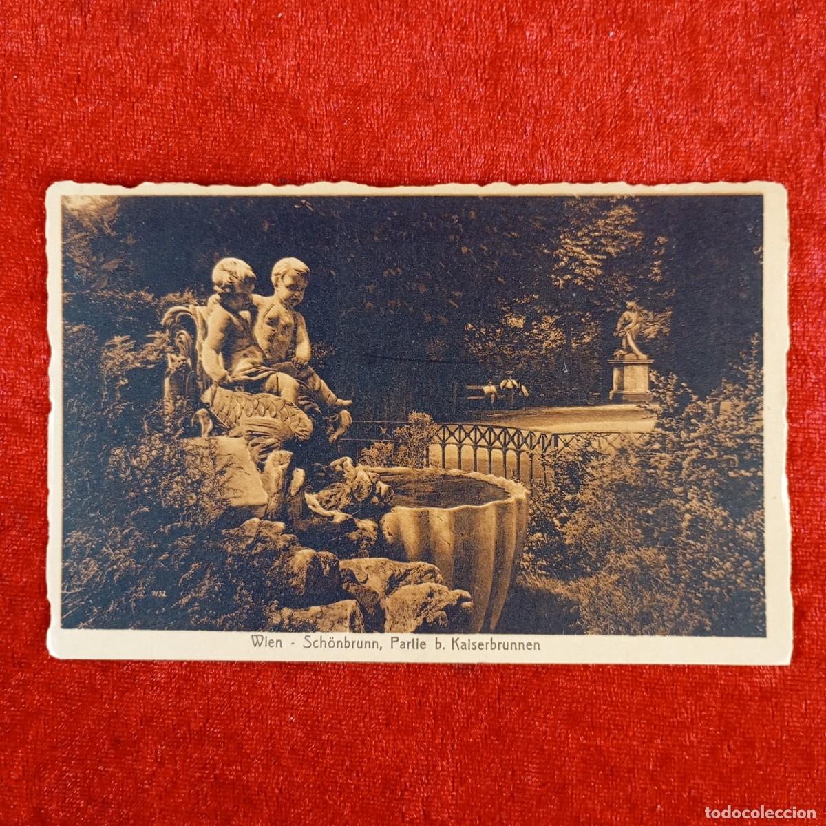 Postales: POSTAL - WIEN - SCH&Ouml;NBRUNN, PARTIE B. KAISERBRUNNEN - W.D.W.I. 2118 - RAR&Iacute;SIMA / 1151