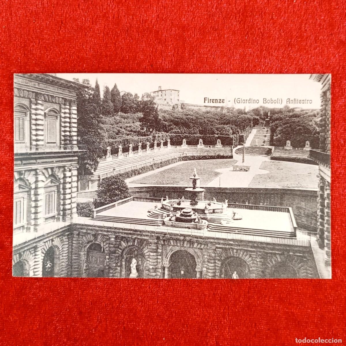 Postales: POSTAL - FIRENZE (GIORDINO BOBOLI) - ANFITEATRO - 67801 - RAR&Iacute;SIMA / 1153