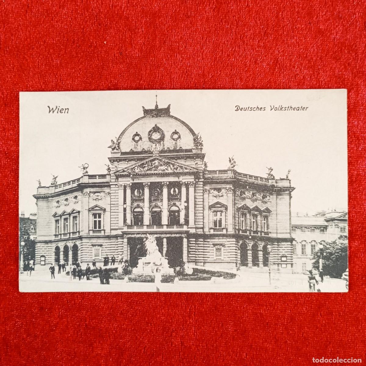 Postales: POSTAL - WIEN - DEUTSCHES VOLKSTHEATER - B.K.W.I. 103 - RAR&Iacute;SIMA / 1185