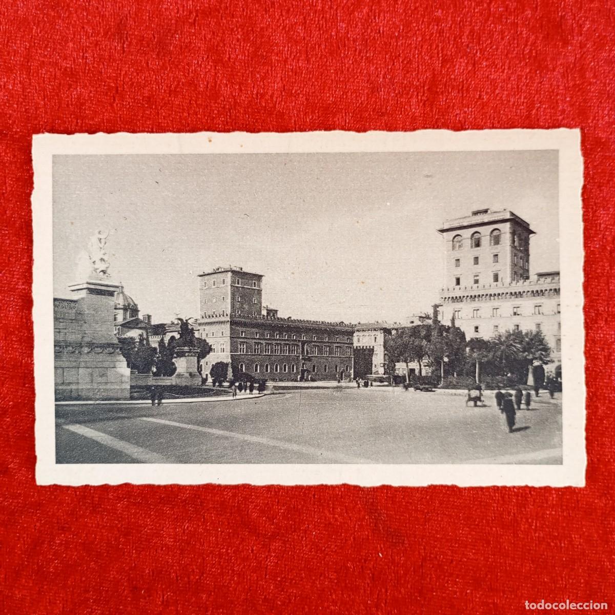 Postales: POSTAL - ROMA - PIAZZA E PALAZZO VENEZIA DALLA VIA DELL'IMPERO - 4587-14 - RAR&Iacute;SIMA / 1186