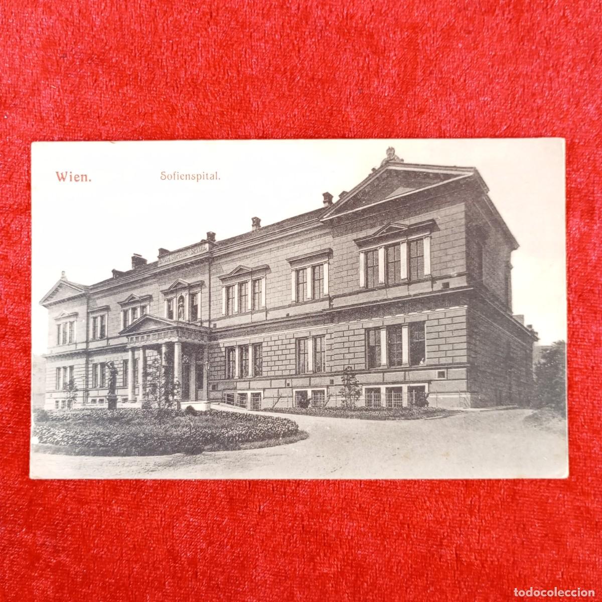 Postales: POSTAL - WIEN - SOFIENSPITAL - B.K.W.I. 800 - RAR&Iacute;SIMA / 1206