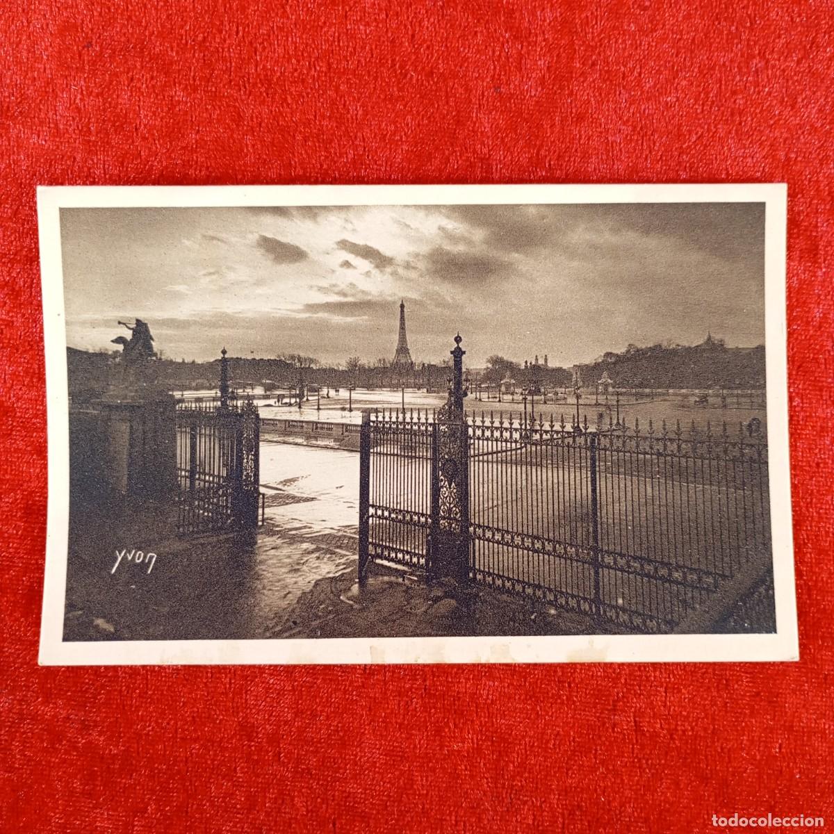 Postales: POSTAL - PARIS - ENTREE DU JARDIN DES TUILERIES - PLACE DE LA CONCORDE - 291 - RAR&Iacute;SIMA / 1209