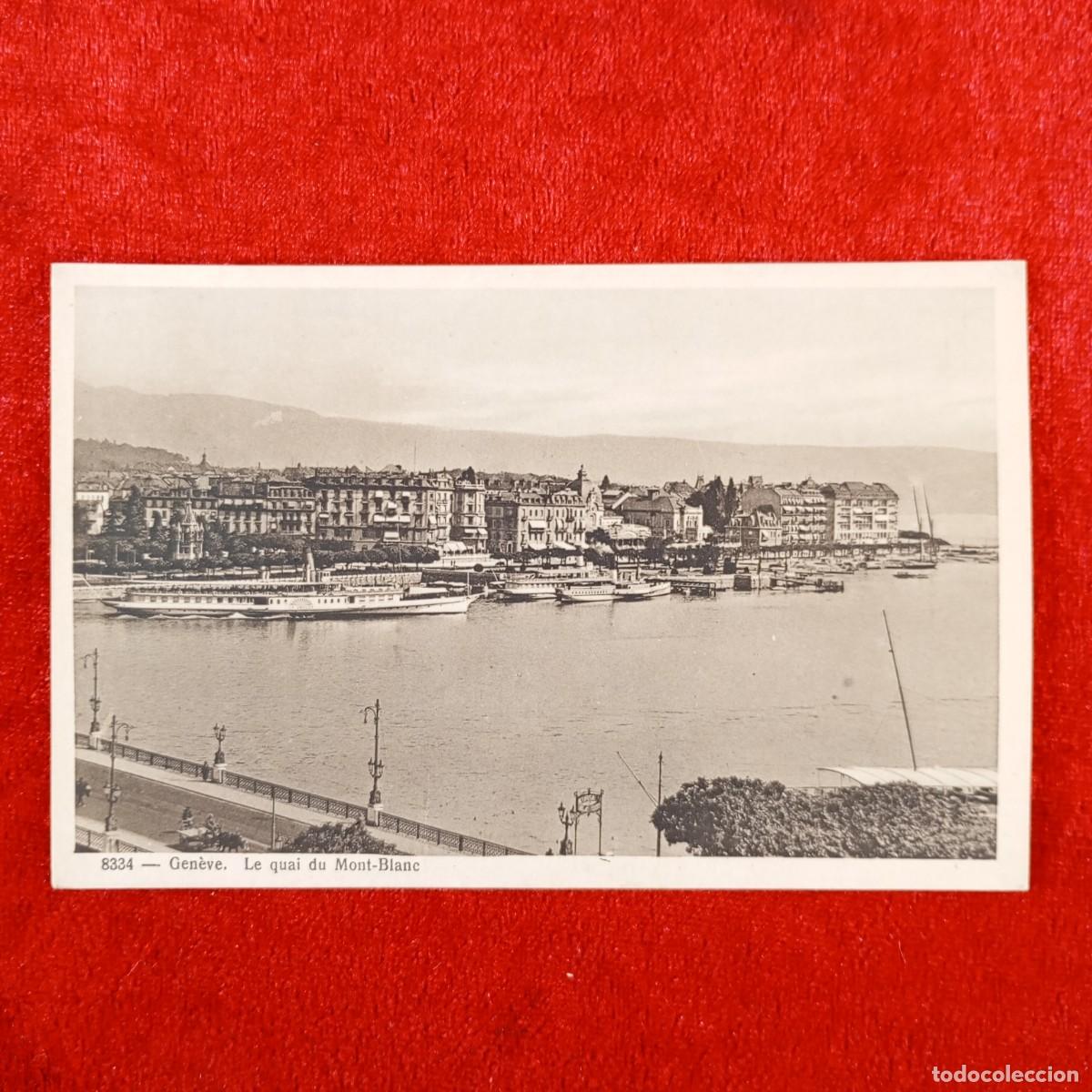 Postales: POSTAL - GEN&Egrave;VE - LE QUAI DU MONT-BLANC - 8334 - RAR&Iacute;SIMA / 1223