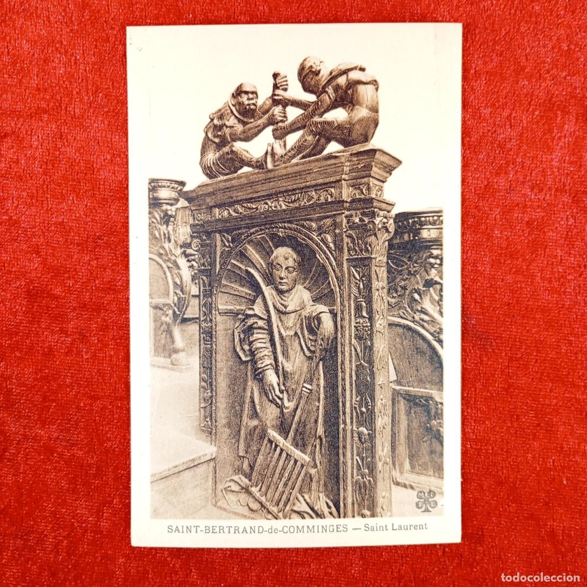 Postales: POSTAL - SAINT-BERTRAND-DE-COMMINGES - SAINT LAURENT - RAR&Iacute;SIMA / 1224