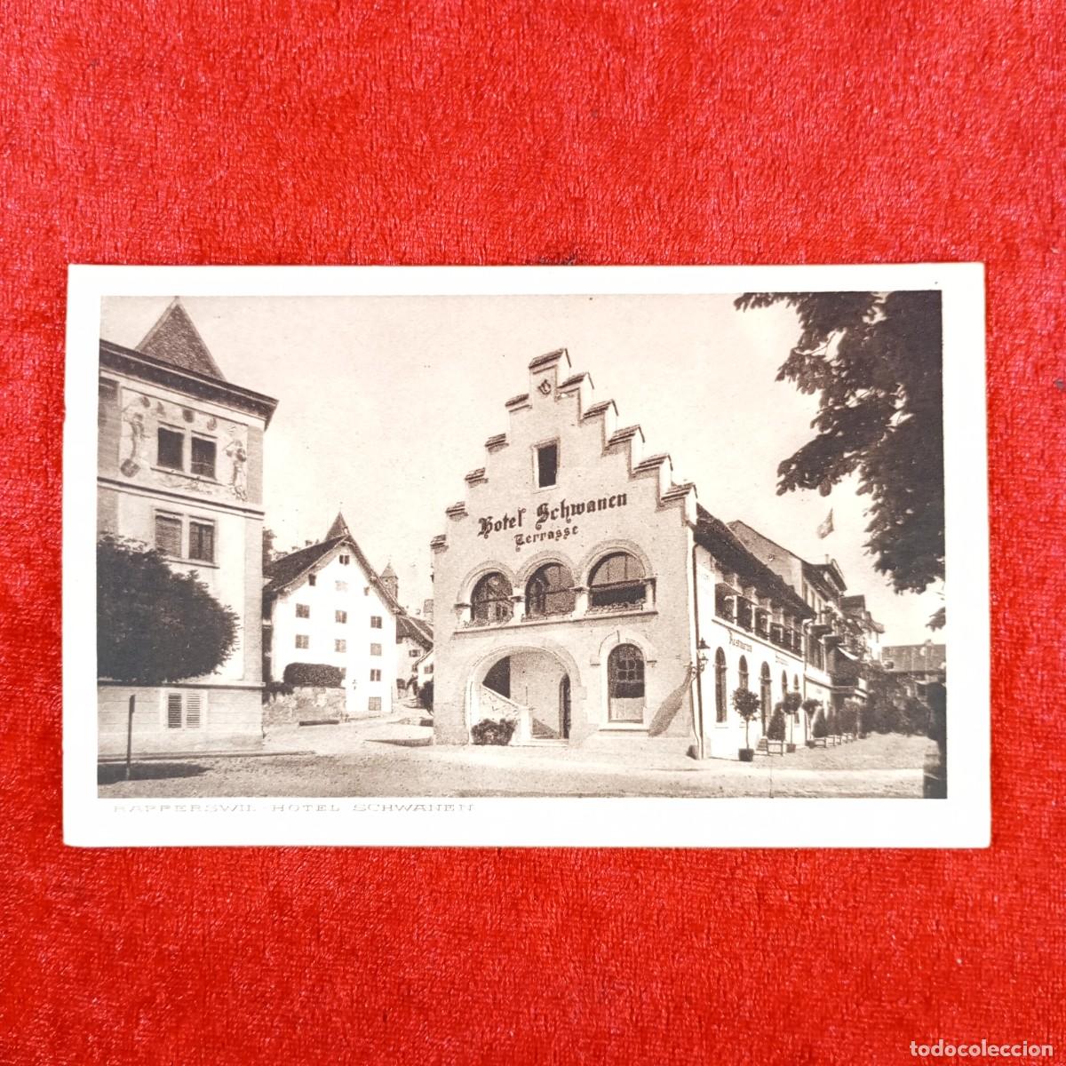 Postales: POSTAL - RAPPERSWIL - HOTEL SCHWANEN - NR. 3797 - EDITOION PHOTOGLOB - RAR&Iacute;SIMA / 1253