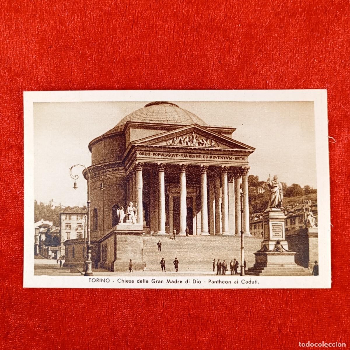 Postales: POSTAL - TORINO - CHIESA DELLA GRAN MADRE DI DIO - PANTHEON AI CADUTI - 508 - RAR&Iacute;SIMA / 1255