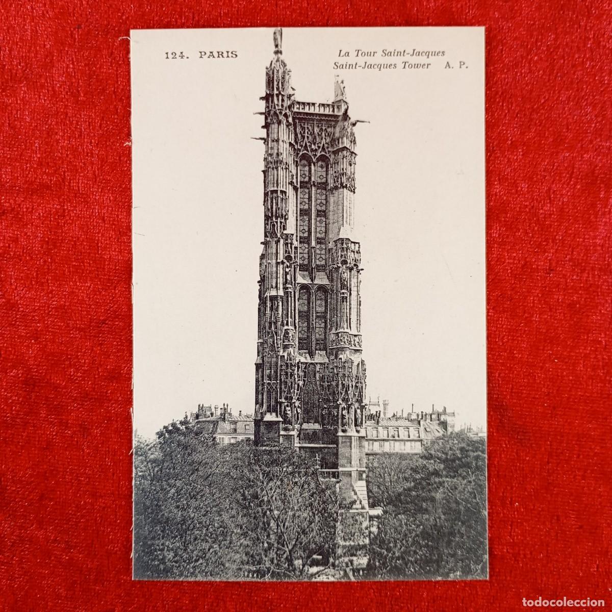 Postales: POSTAL - PARIS - LA TOUR SAINT-JACQUES - 124 - RAR&Iacute;SIMA / 1263