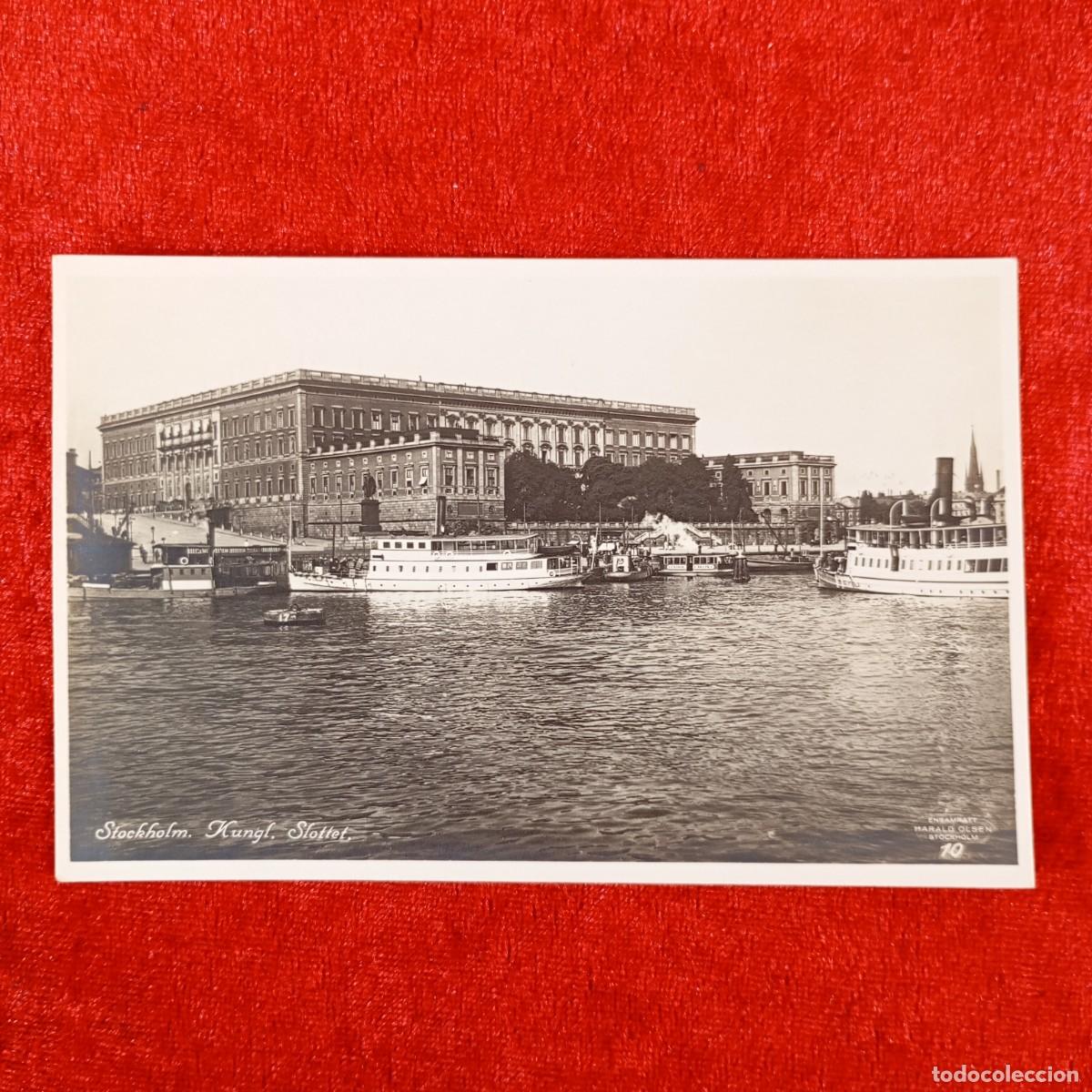 Postales: POSTAL - STOCKHOLM - KUNGL - SLOTTET - 10 - RAR&Iacute;SIMA / 1265