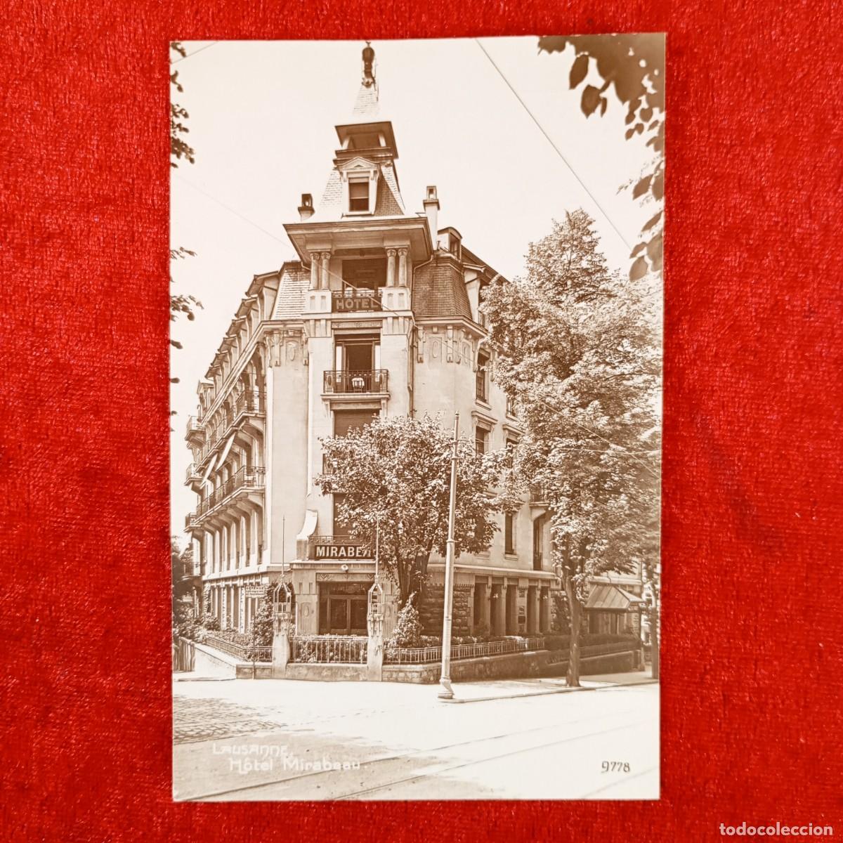 Postales: POSTAL - LAUSANNE - H&Ocirc;TEL MIRABEAU - 9778 - RAR&Iacute;SIMA / 1273