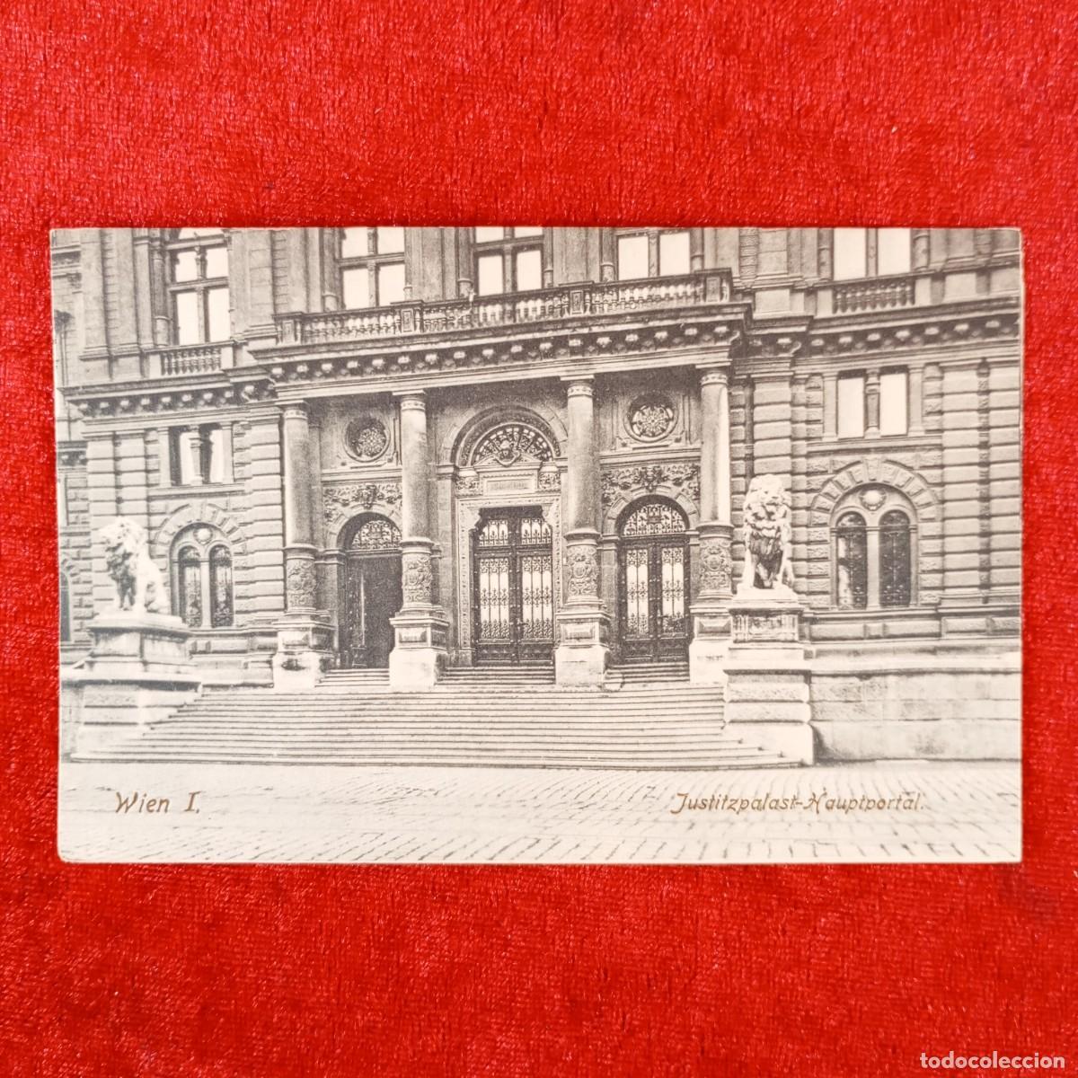 Postales: POSTAL - WIEN I - JUSTITZPALAST-HAUPTPORTAL - B.K.W.I. 515 - RAR&Iacute;SIMA / 1274